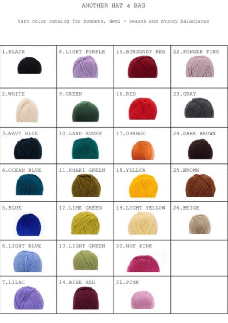 Chunky Ski Balaclava in Red