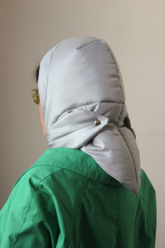 Pillow Headscarf - Balaclava in Light Gray