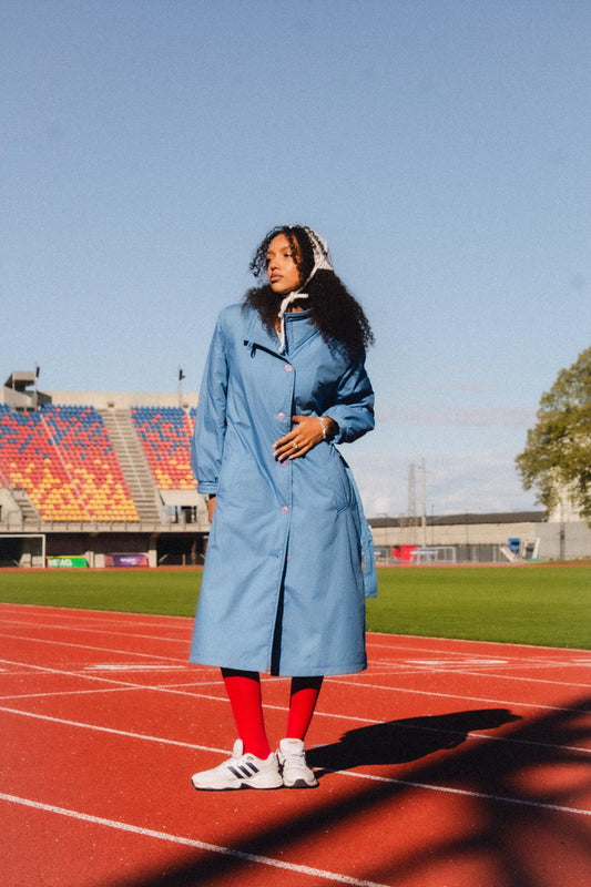 Hand - knitted Adult Bow Tie Bonnet in White