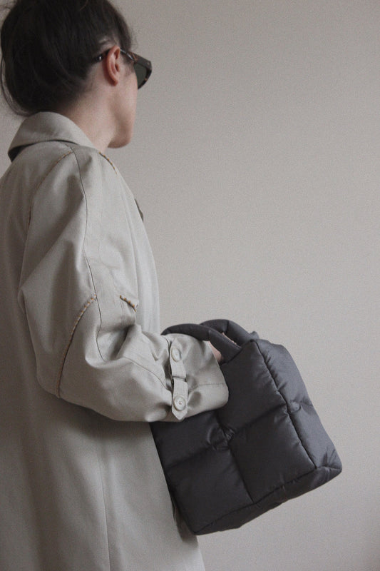 Mini Pillow Puffer Essential bag in Grey