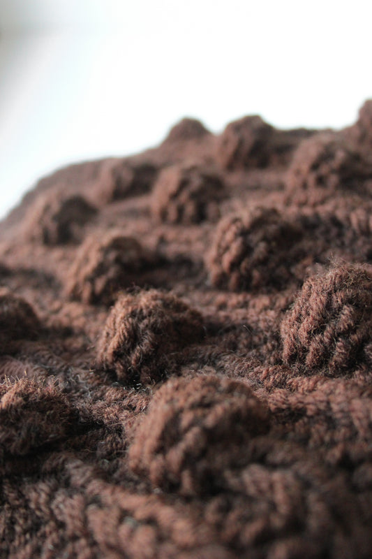 Dark Brown Brains Woolen Balaclava