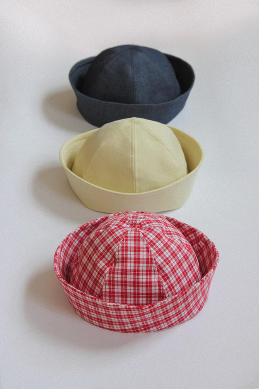 Raw Denim Marin Pillbox