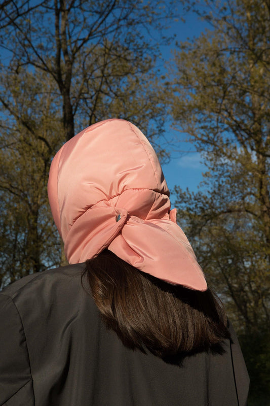 Pillow Headscarf - Balaclava in Peach Fuzz