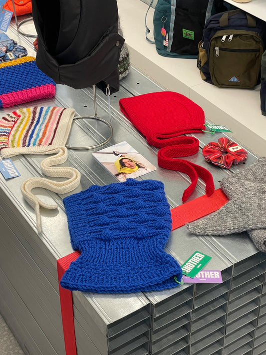 Blue Brains Woolen Balaclava