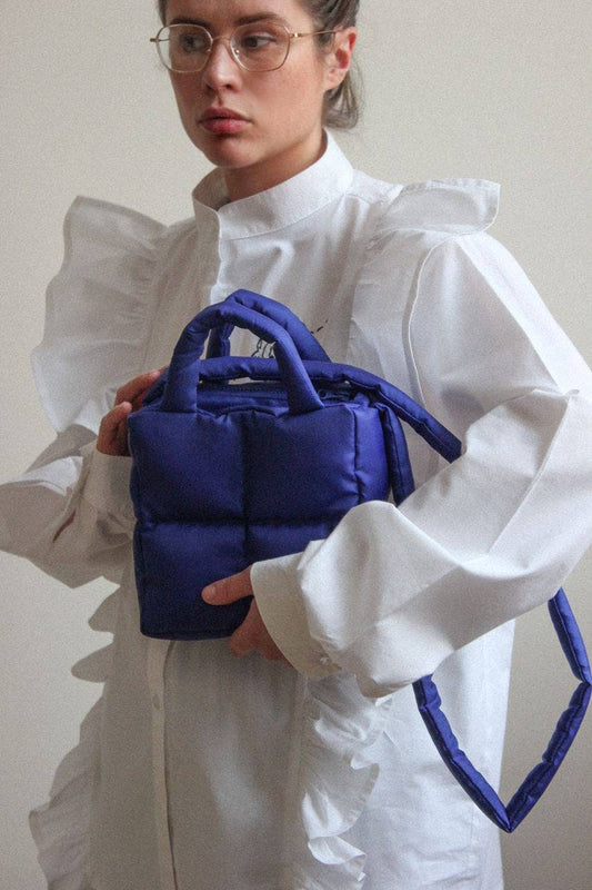 Mini Pillow Puffer Essential bag in Blue