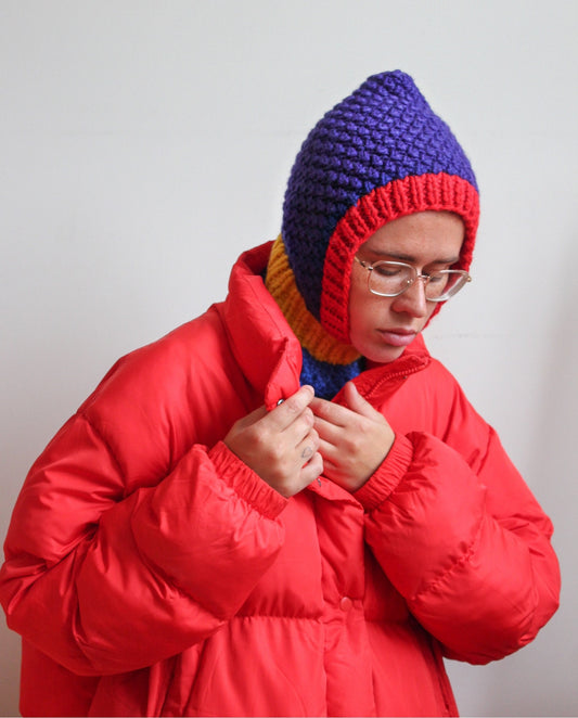 Multi Chunky Woolen Balaclava