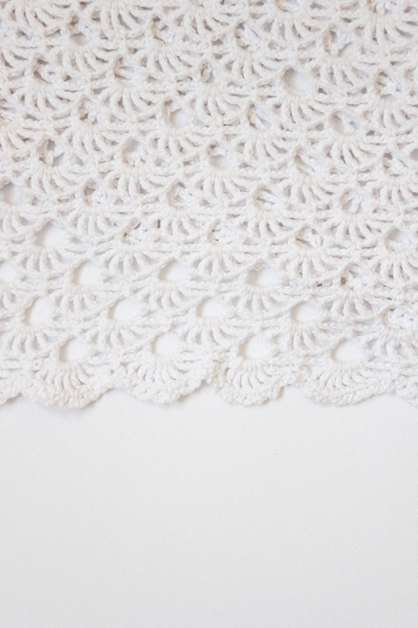 Hand - Knitted Crochet Hip Scarf in White, the knit hip wrap,knitted apron