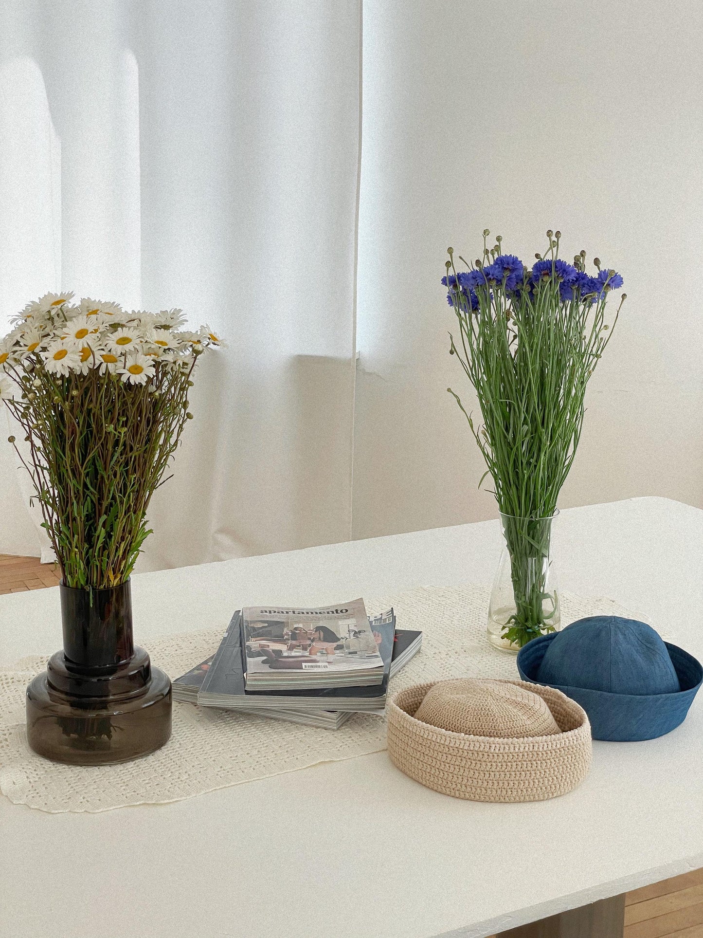 Raw Denim Marin Pillbox