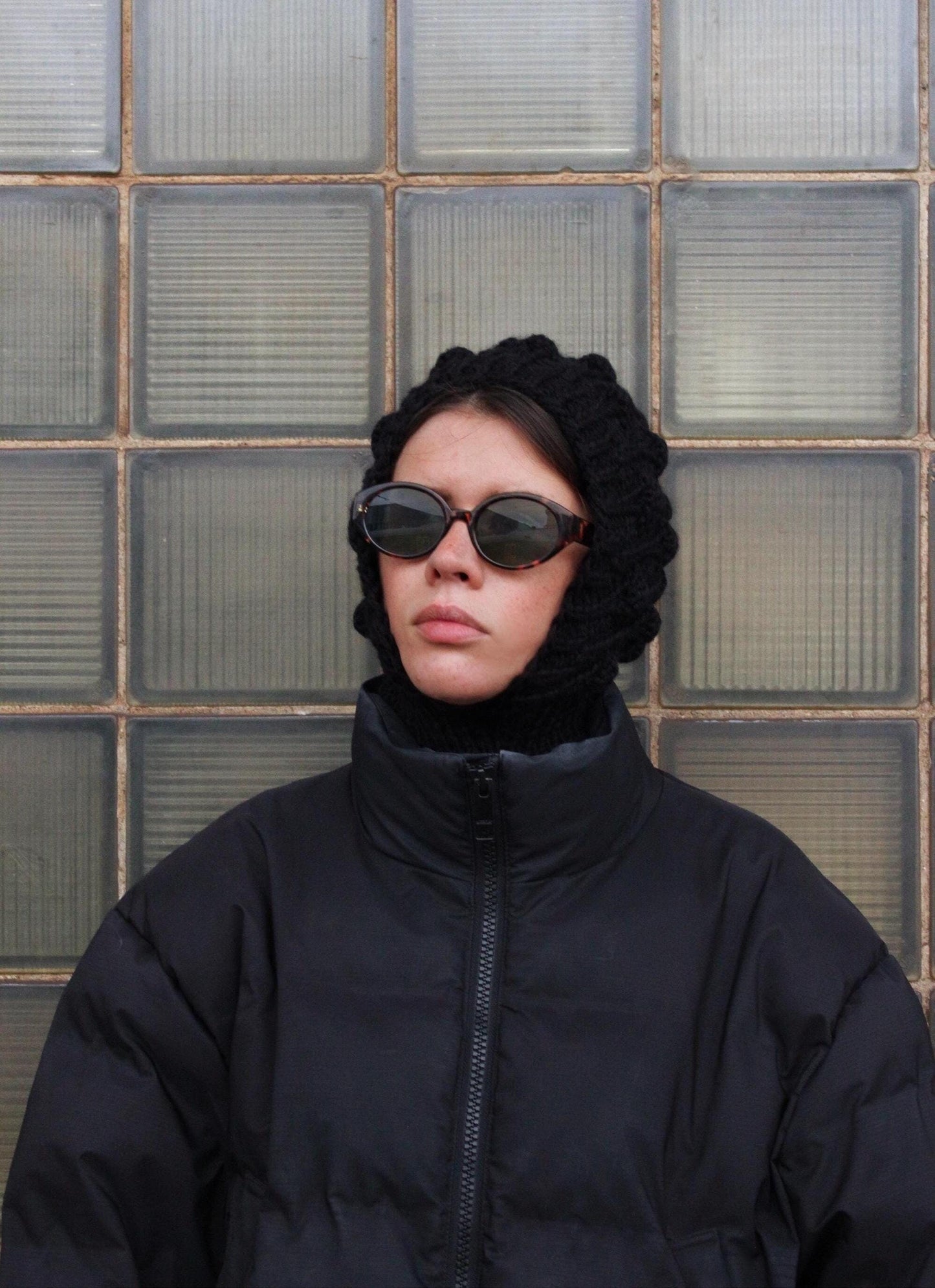 Black Brains Woolen Balaclava