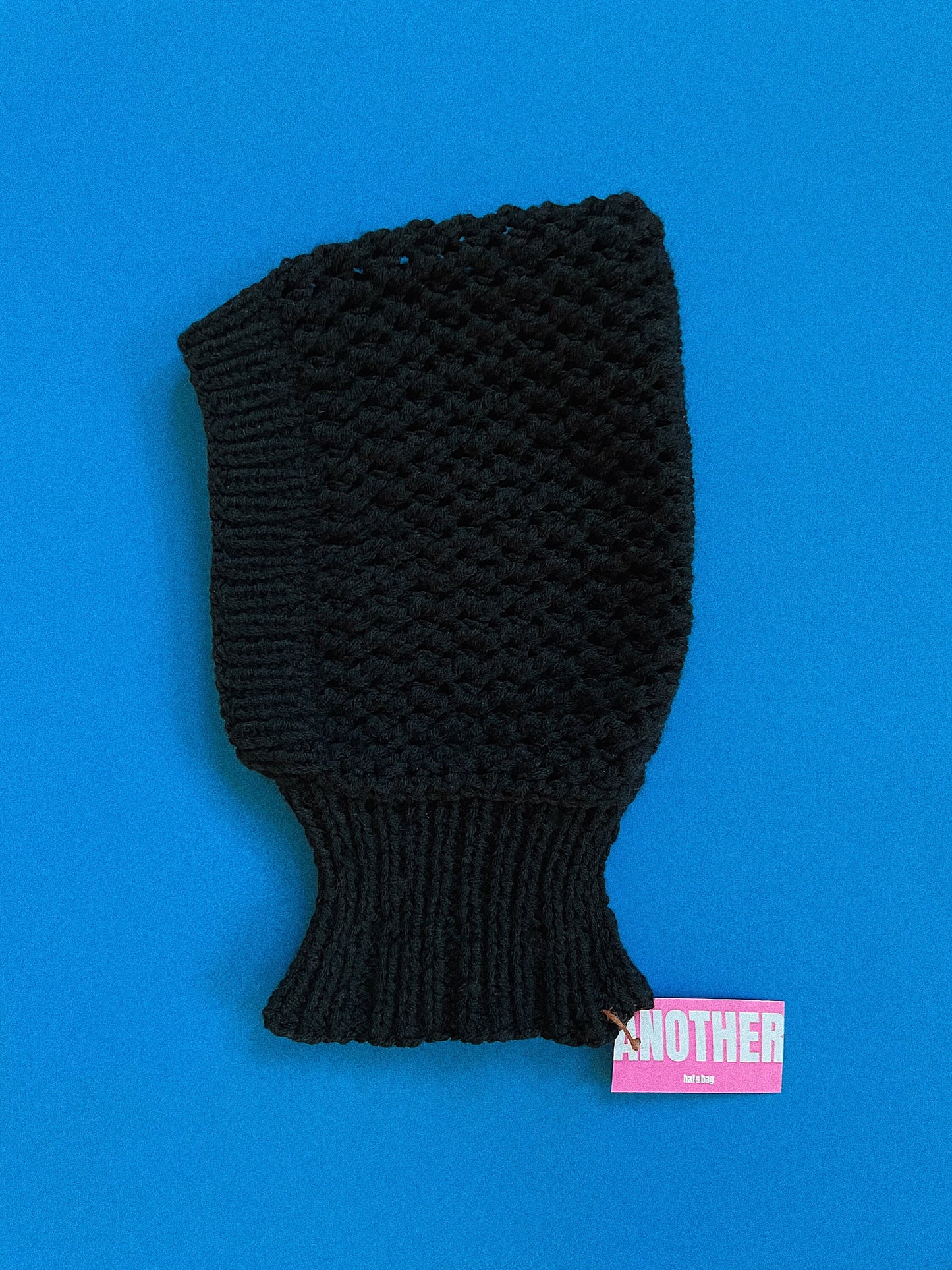 Demi - season balaclava hat in black ,mango socky balaclava knit beanie,knit helmet,knit hat,crochet balaclava, knitted hood