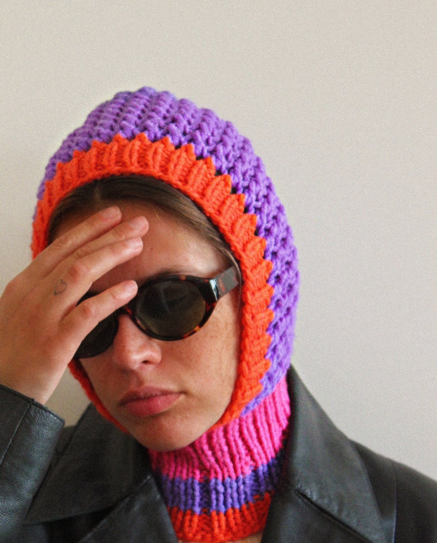 Demi - Season Balaclava in Multi Purple