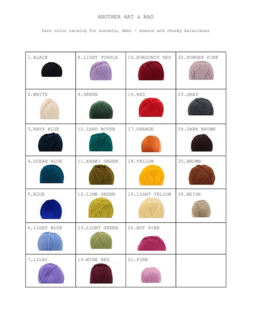 Black Brains Woolen Balaclava