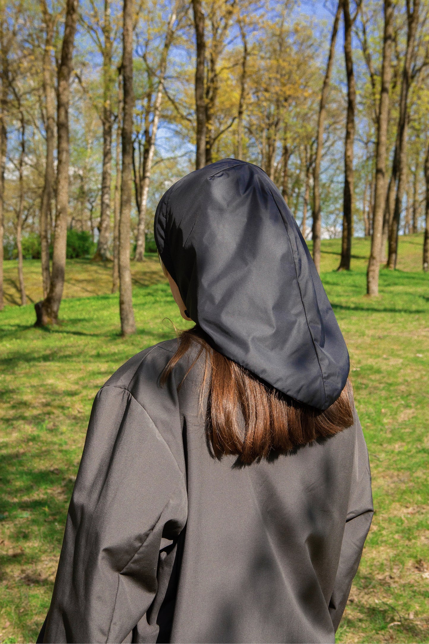 Rain Headscarf in Black