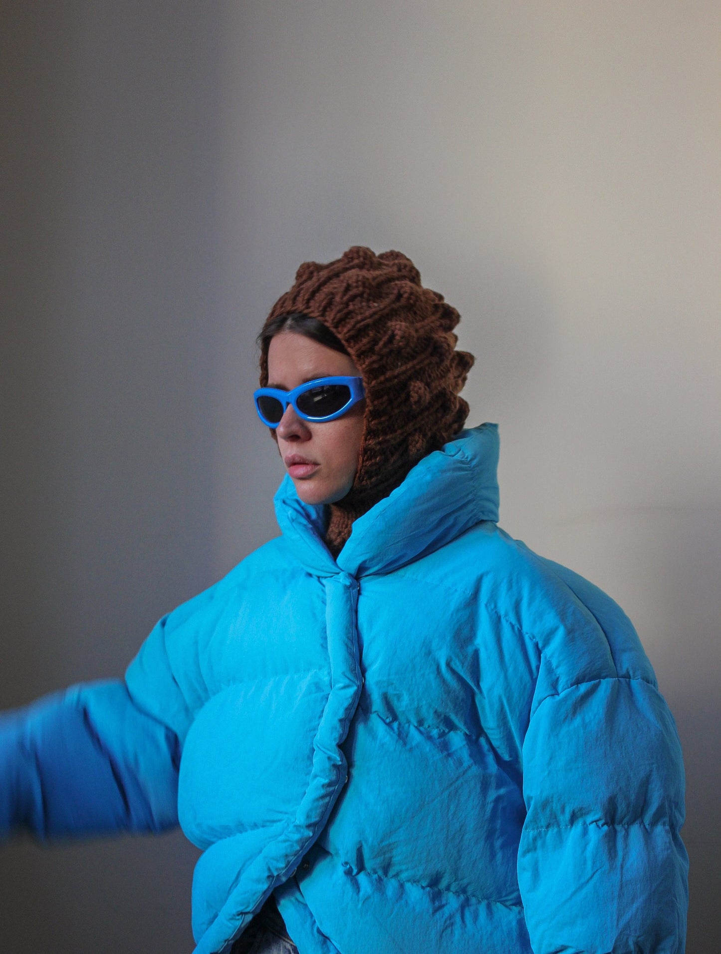 Brown Brains Woolen Balaclava