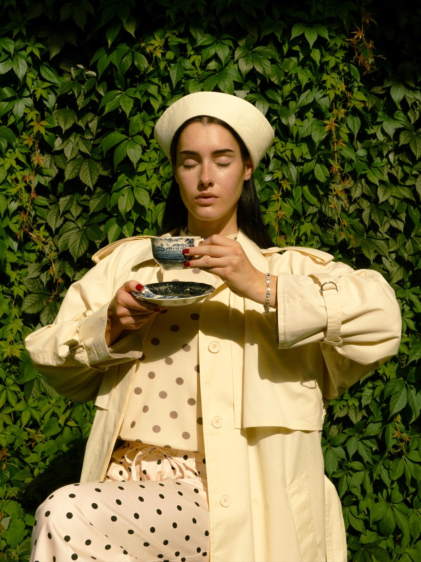 Premium Cotton Marin Pillbox in Butter Yellow