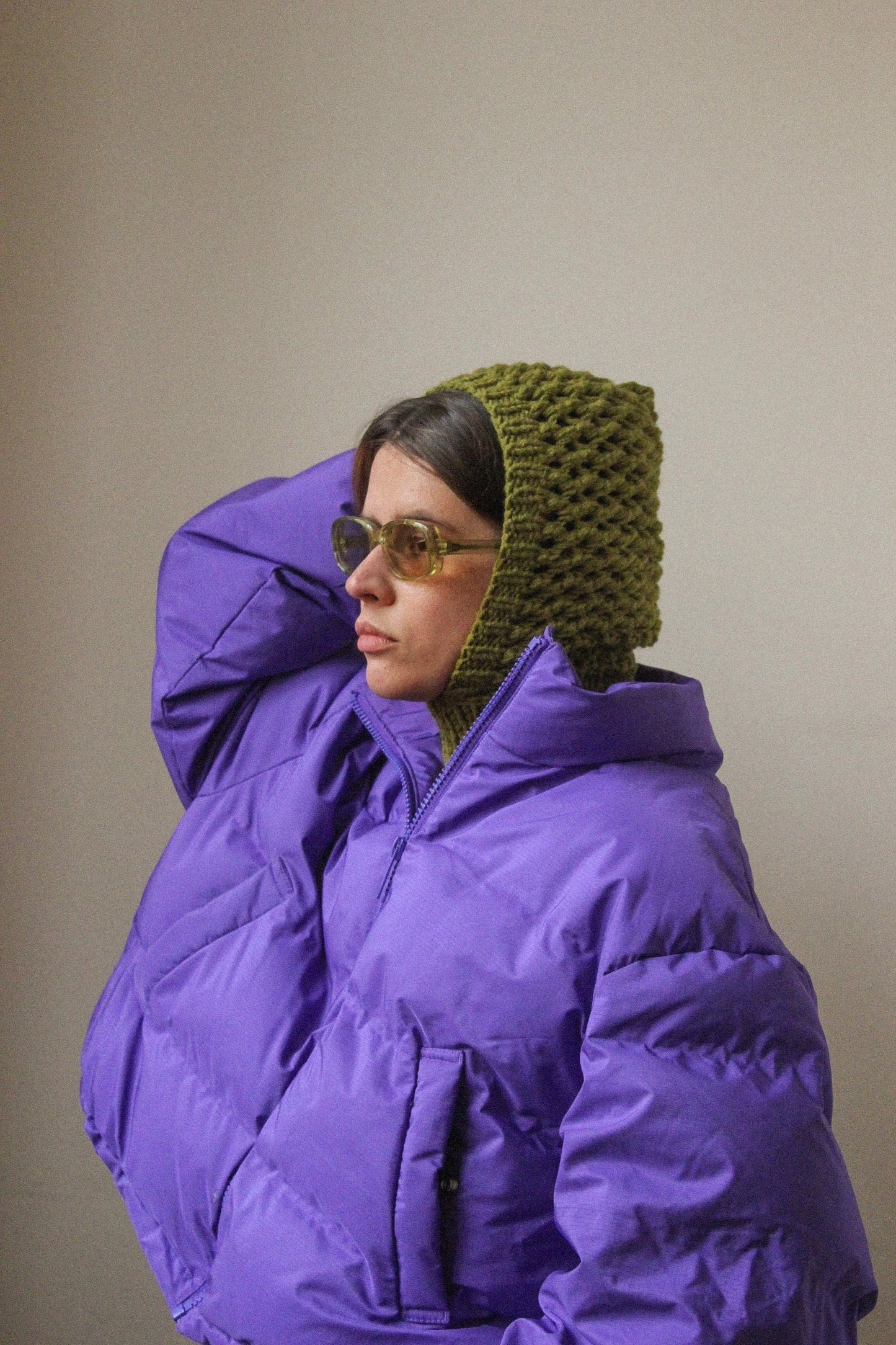 Demi - Season Balaclava in Khaki Green