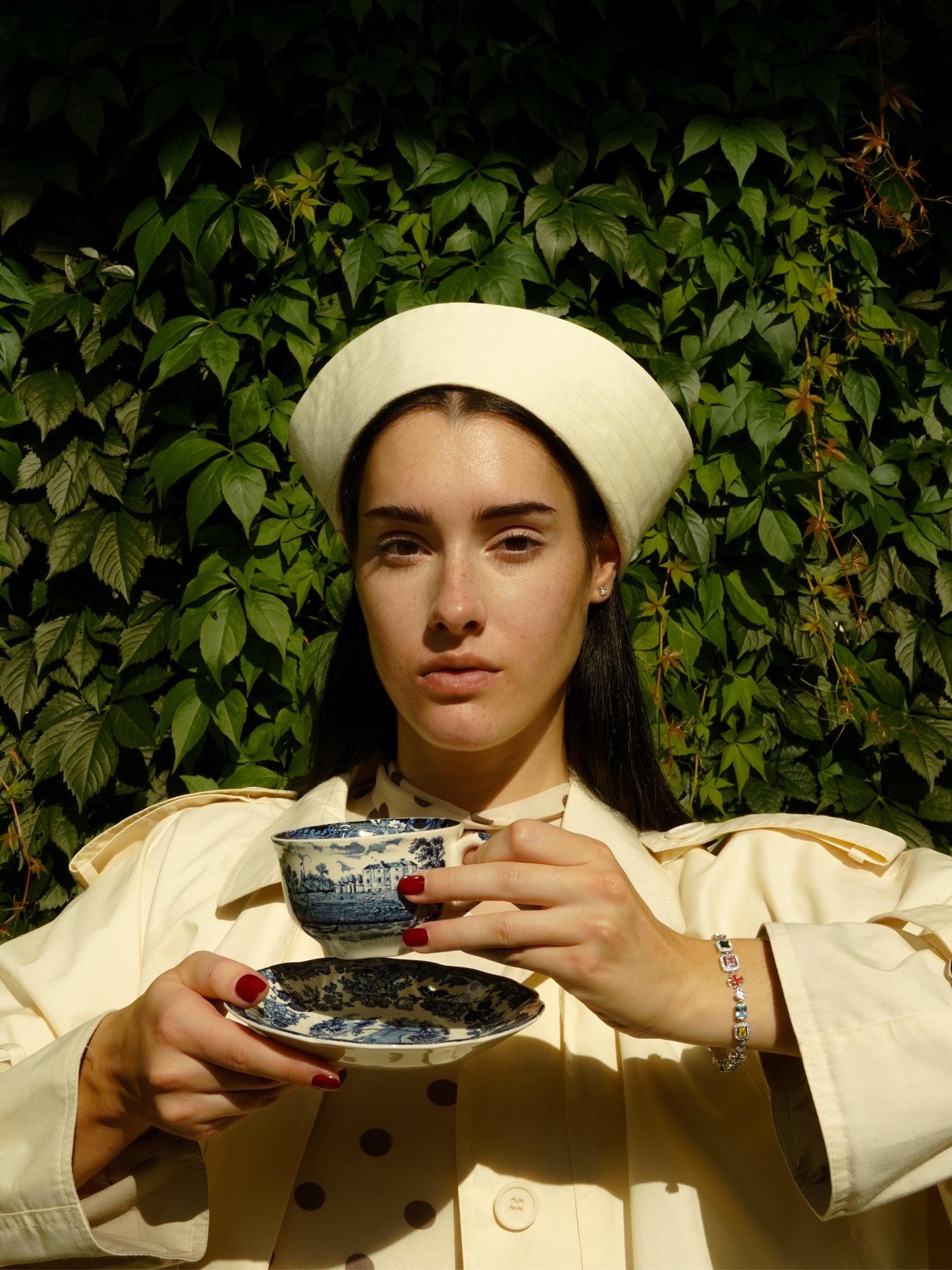 Premium Cotton Marin Pillbox in Butter Yellow