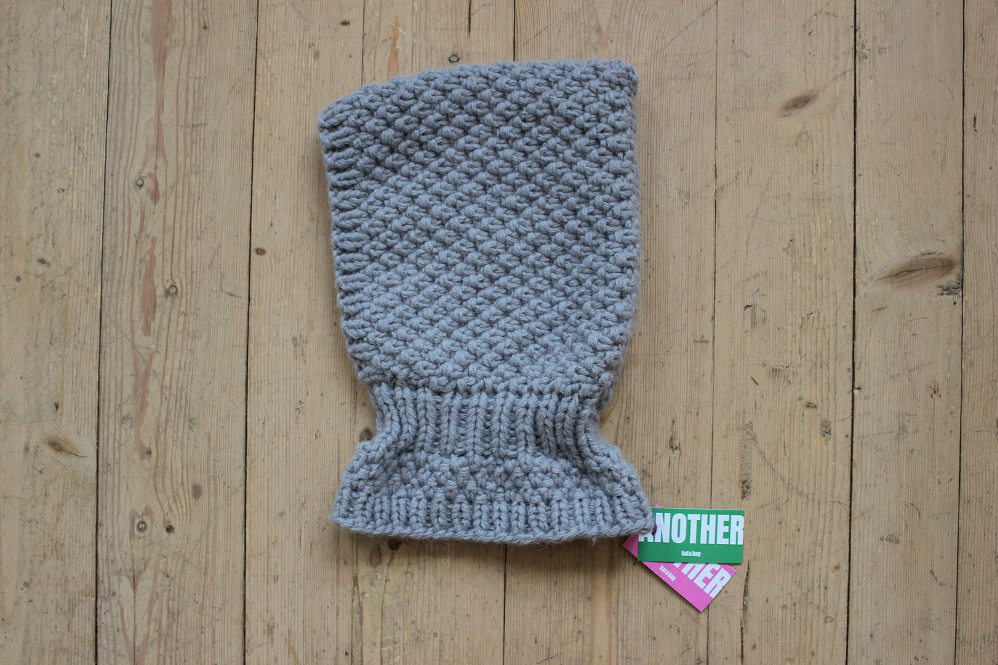 Balaclava Woolen Chunky hat in gray ,mango socky balaclava knit beanie,knit helmet,knit hat,crochet balaclava, knitted hood