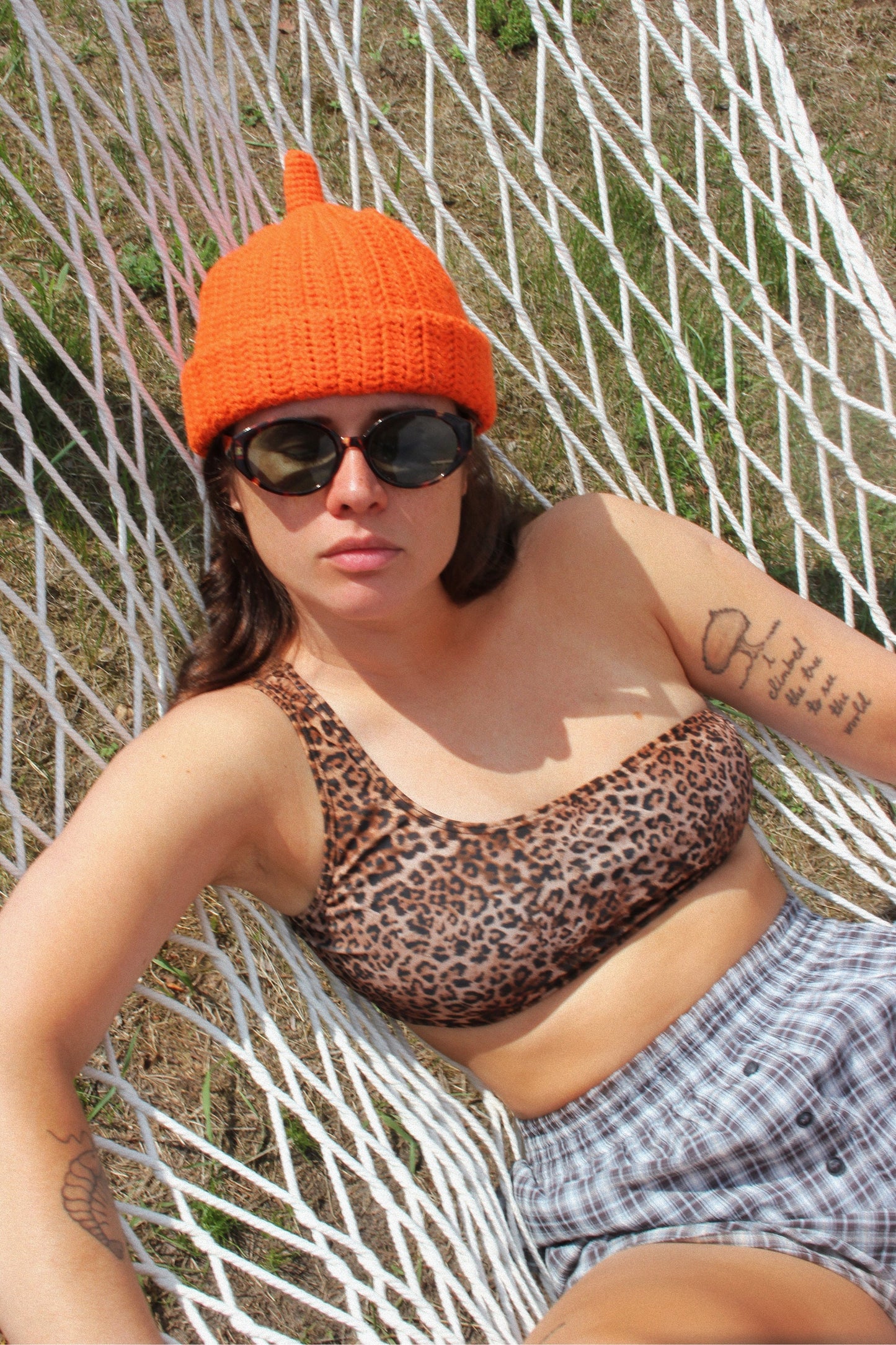 Teletubby Crochet hat in Orange