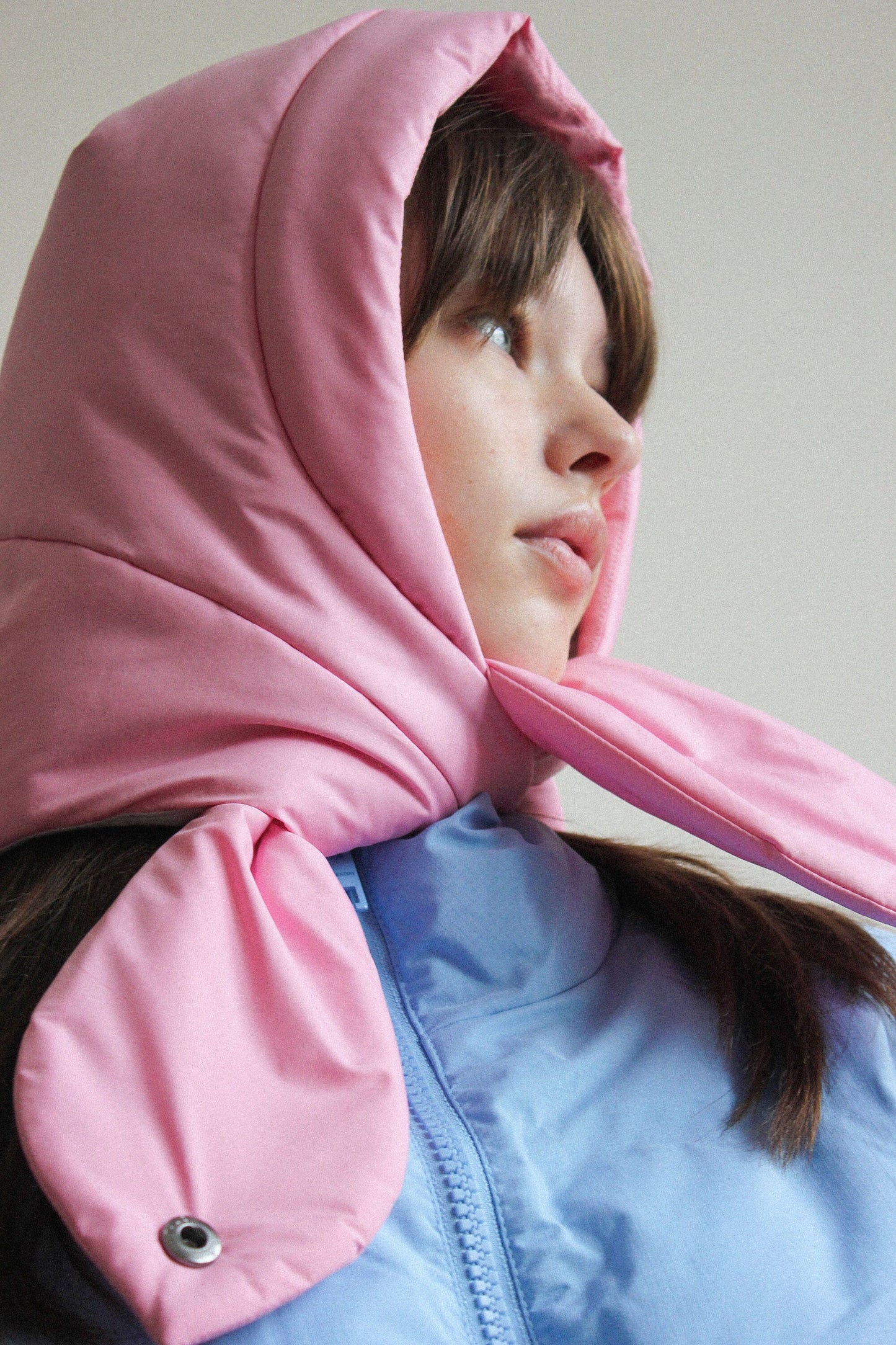 Pillow Headscarf - Balaclava in Pink