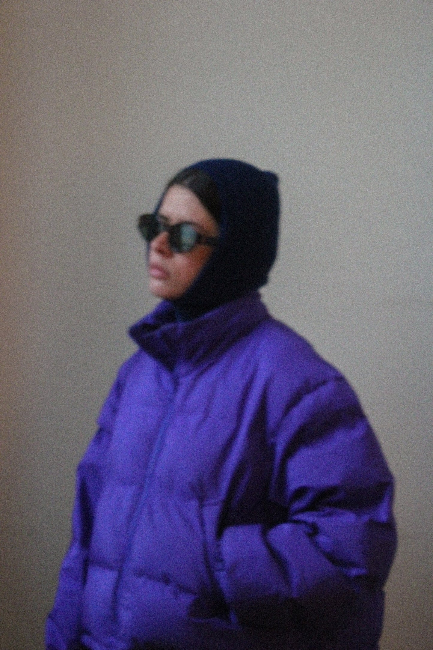 Merino Wool Balaclava in Navy