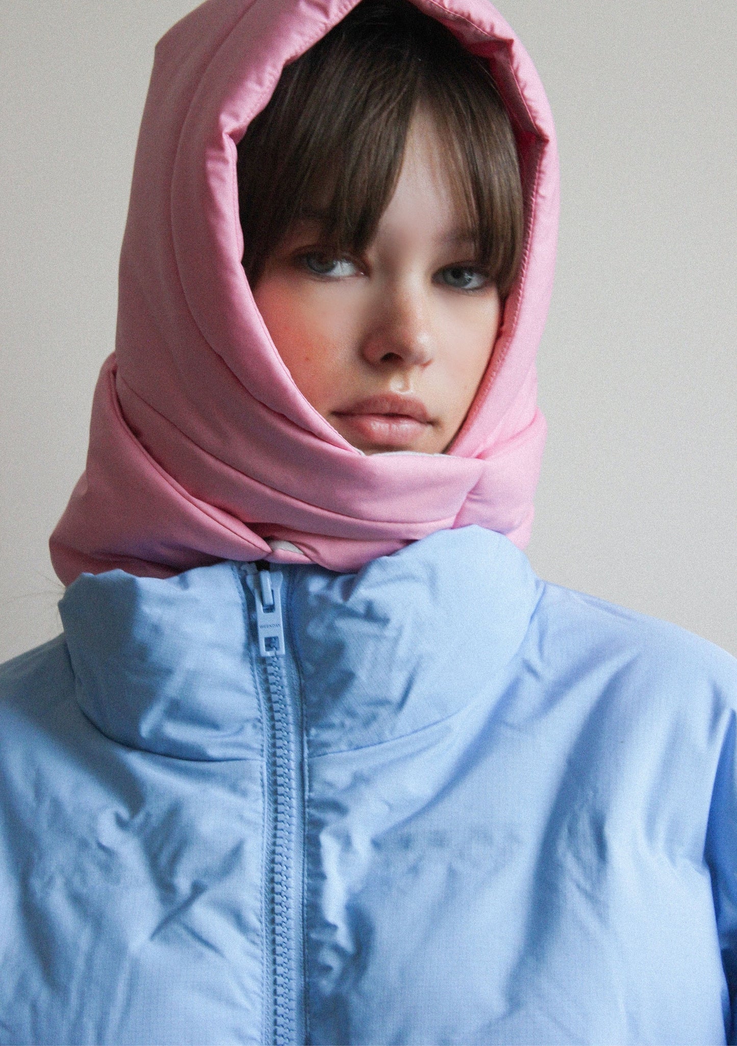 Pillow Headscarf - Balaclava in Pink