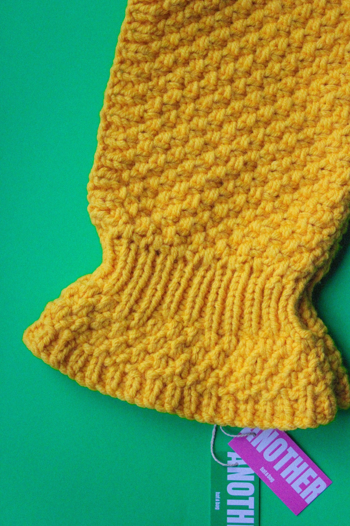Balaclava Woolen hat in yellow yolk,mango socky balaclava knit beanie,knit helmet,knit hat,crochet balaclava, knitted hood
