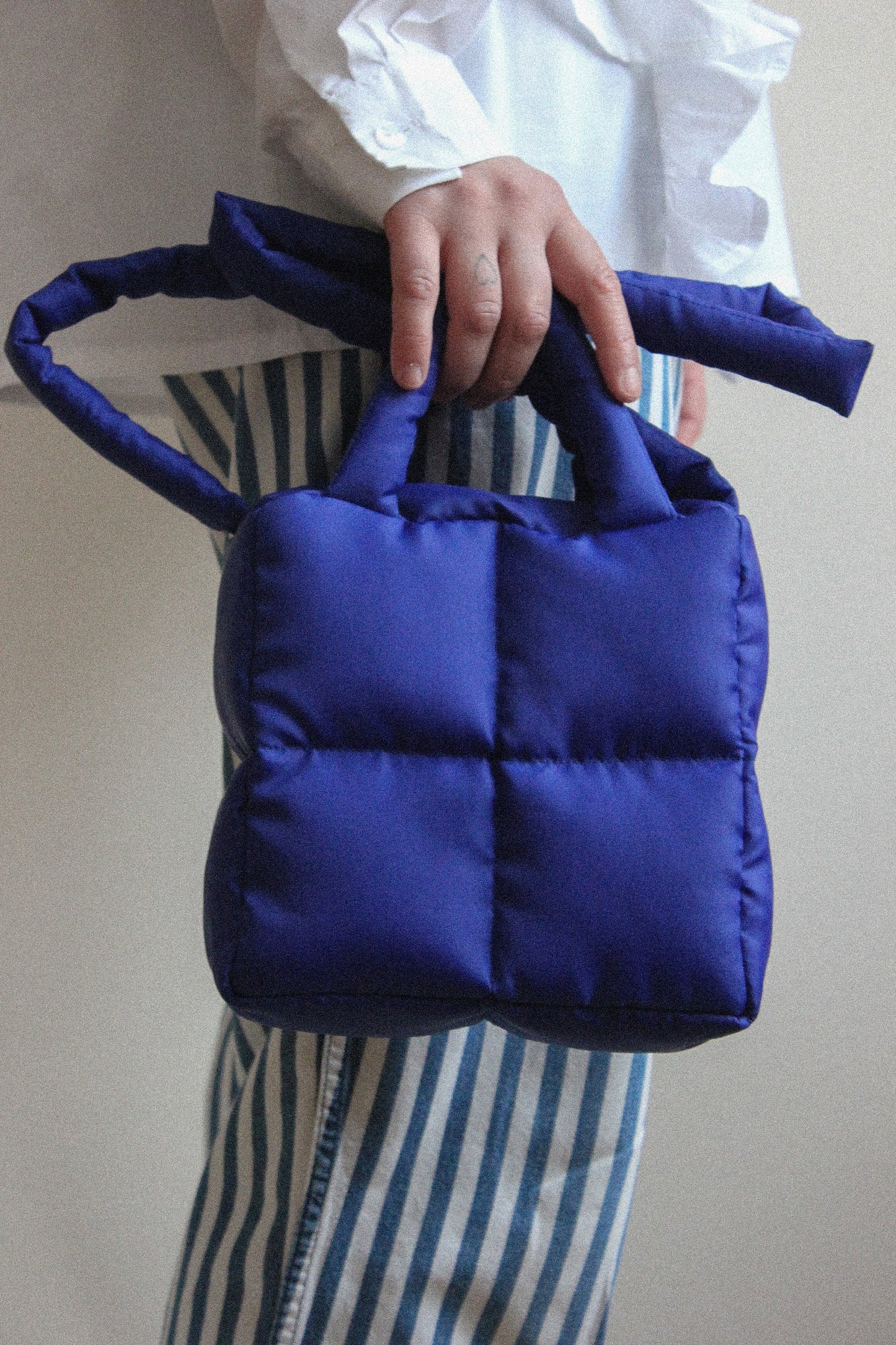 Mini Pillow Puffer Essential bag in Blue