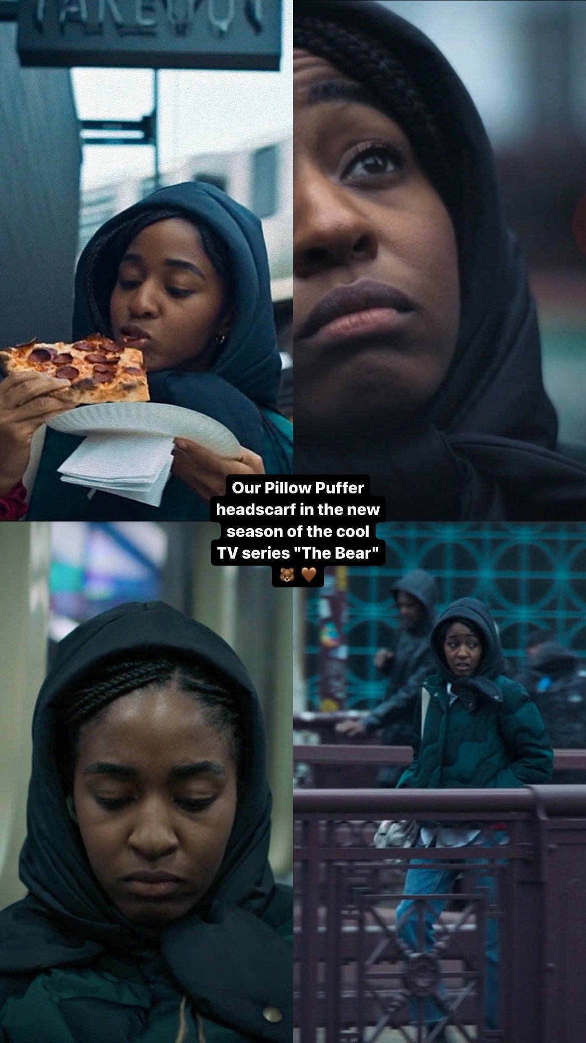 Pillow Headscarf - Balaclava in Neon Yellow