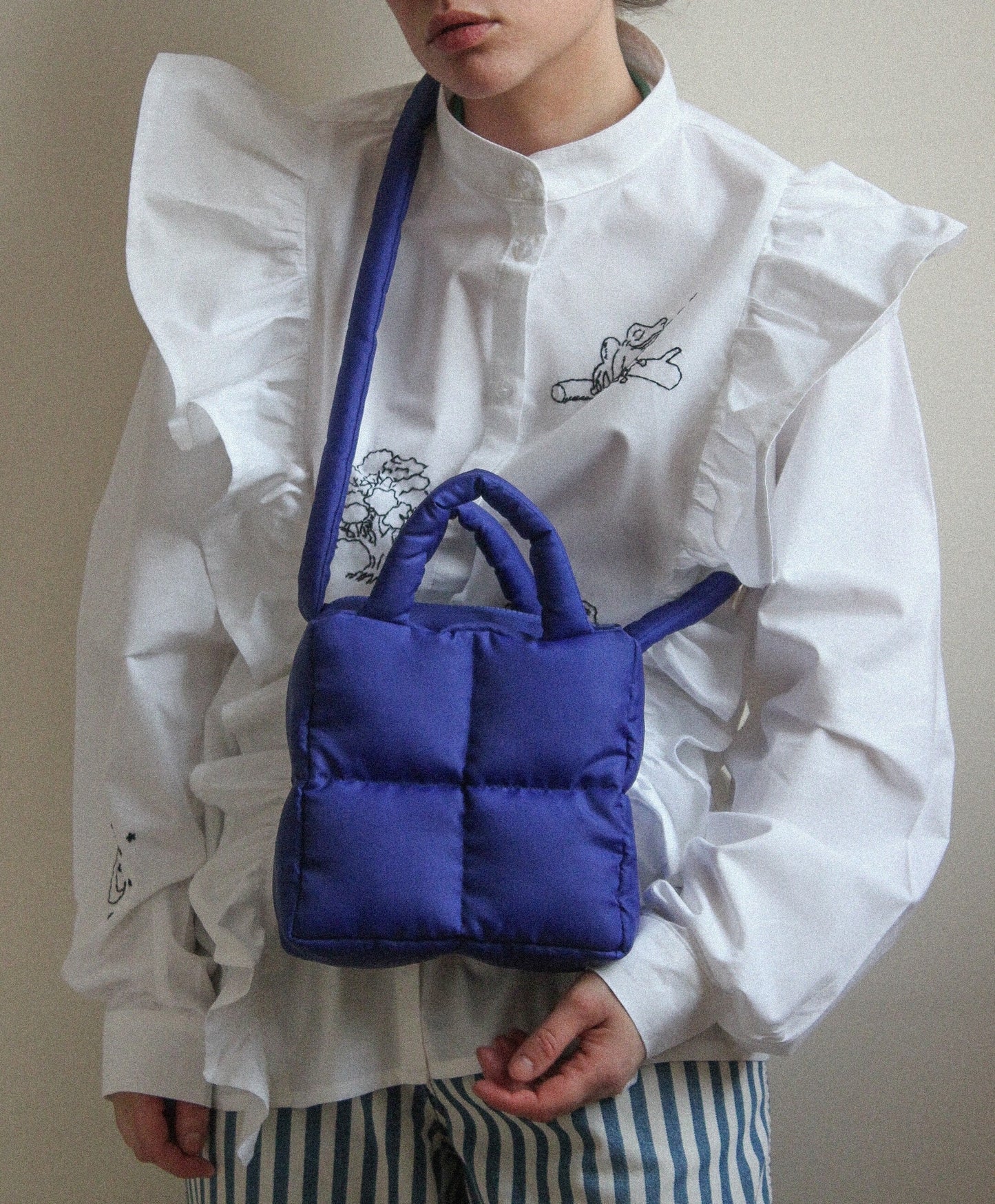 Mini Pillow Puffer Essential bag in Blue