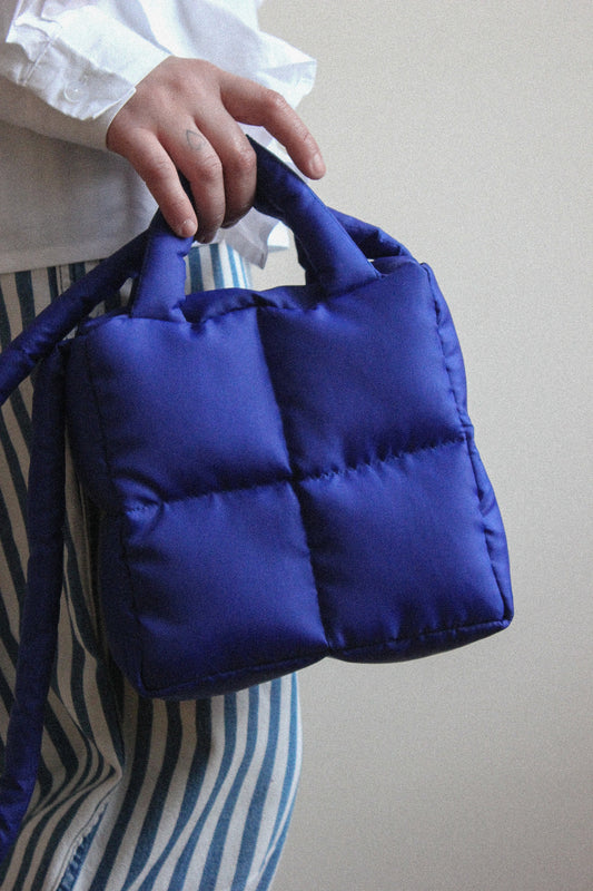 Mini Pillow Puffer Essential bag in Blue