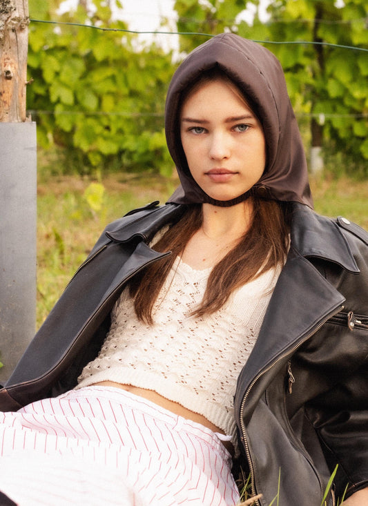 Rain Headscarf in Brown