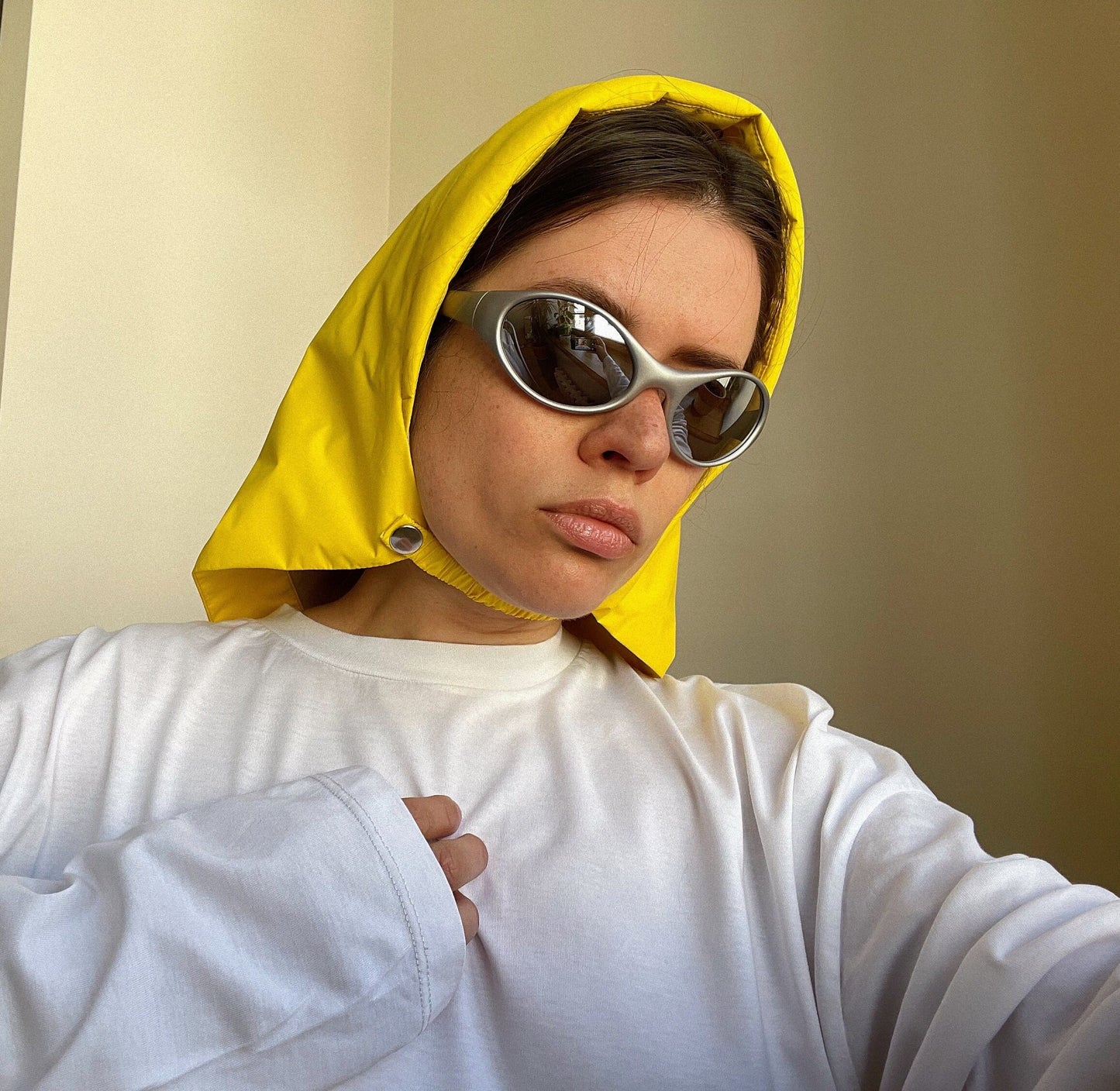 Rain Headscarf in Yellow