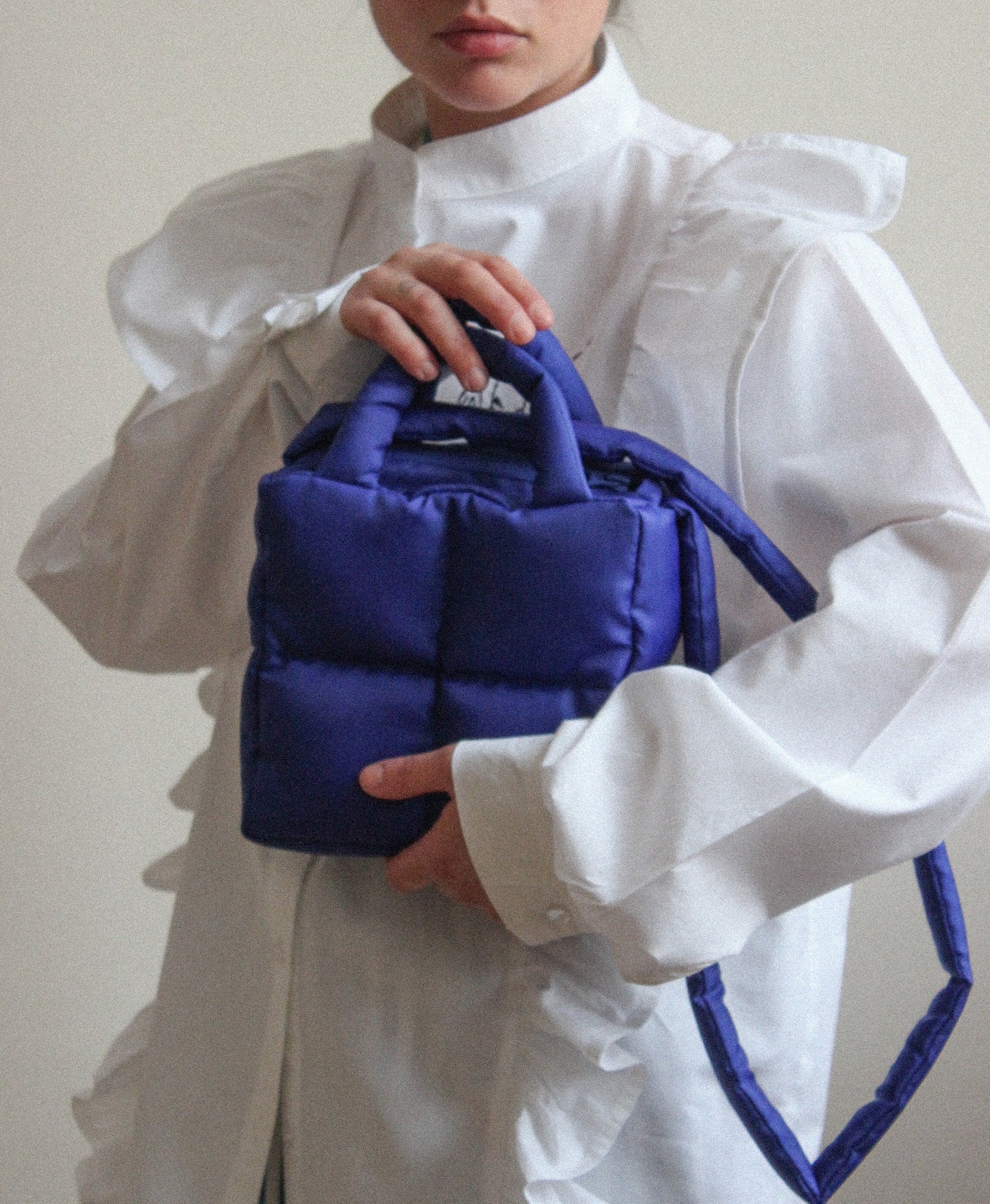 Mini Pillow Puffer Essential bag in Blue