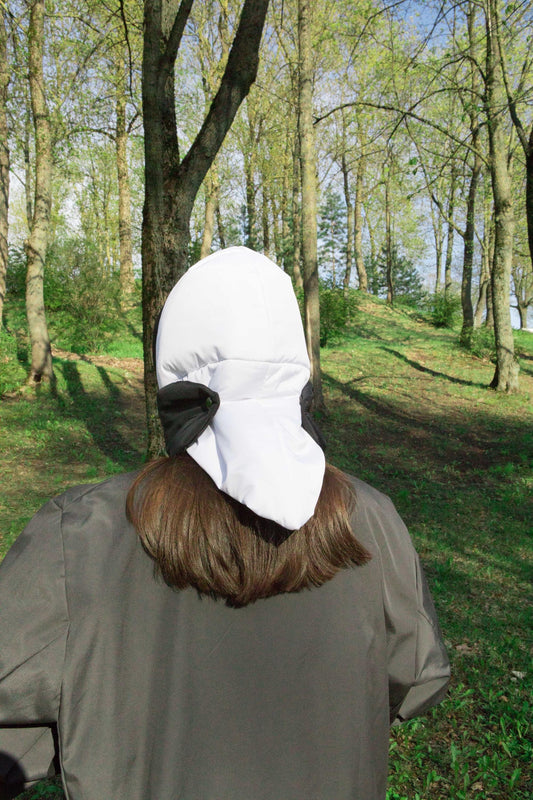 Pillow Headscarf - Balaclava in Black & White