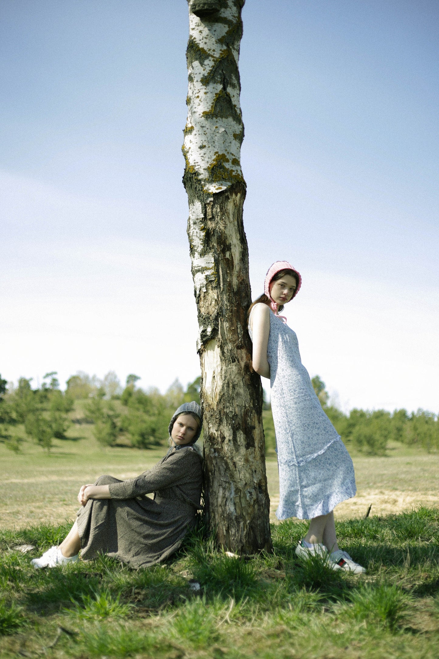 Adult Crochet Bow Tie Bonnet in Grey