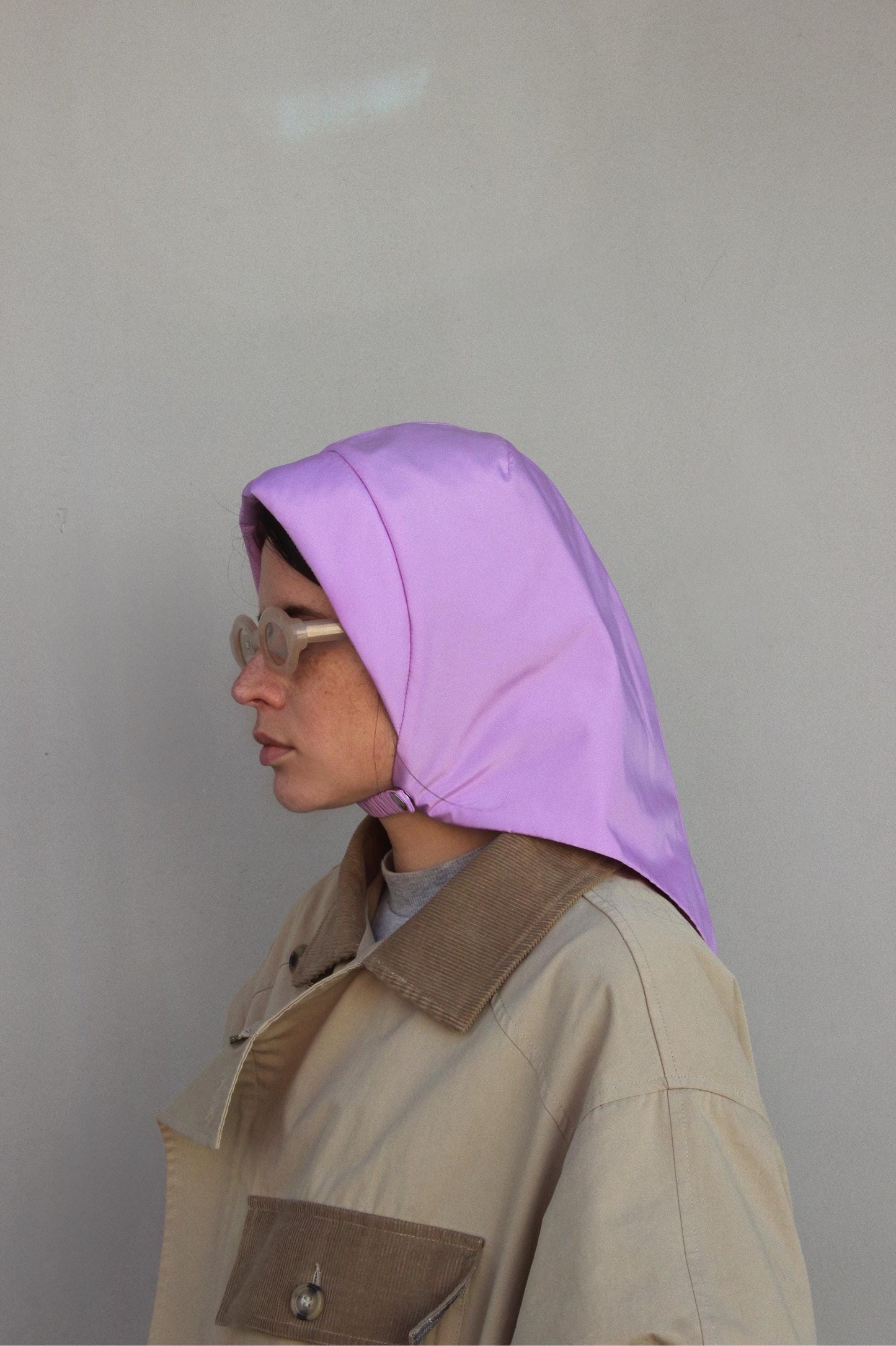 Rain Headscarf in Lilac