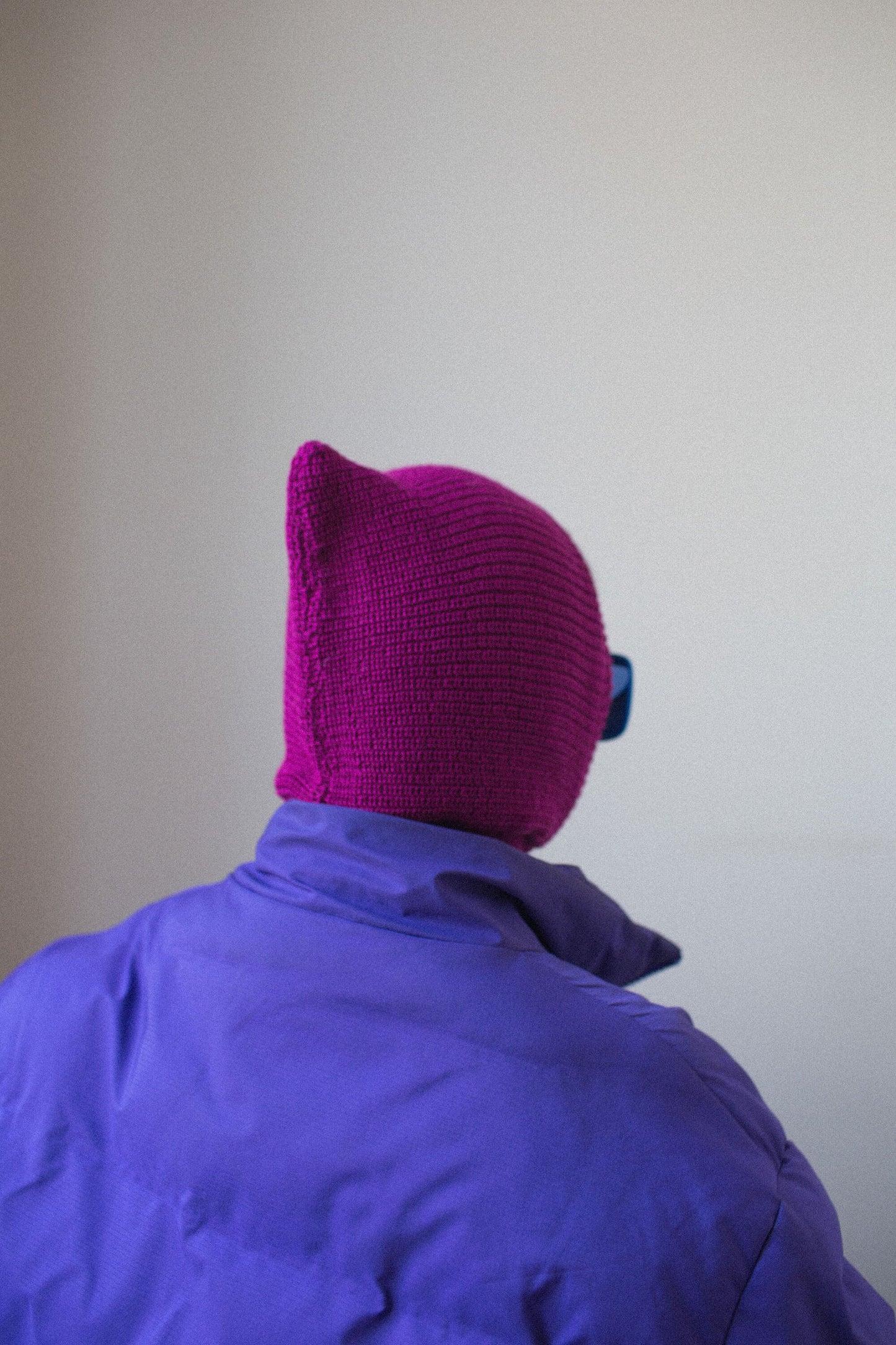 Woolen merino wool balaclava hat.Double layer balaclava hat with merino wool lining,knit beanie,knit balaclava,knit hat,balaclava crochet