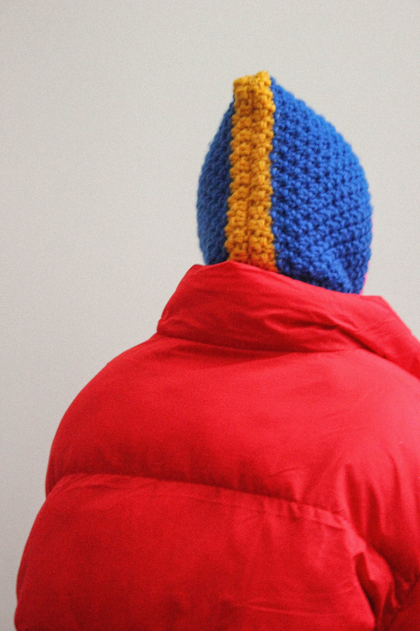 Multicolored Balaclava Woolen Chunky hat ,mango socky balaclava knit beanie,knit helmet,knit hat,crochet balaclava, knitted hood