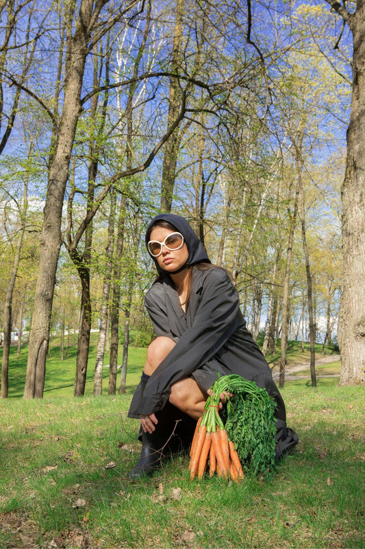 Rain Headscarf in Black