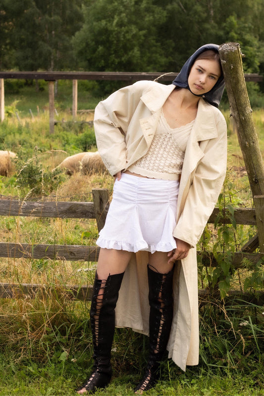 Rain Headscarf  in Navy