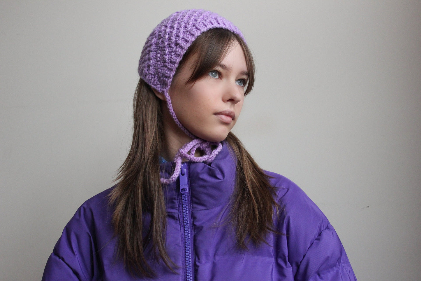 Demi - Season Bonnet Headband in Lilac