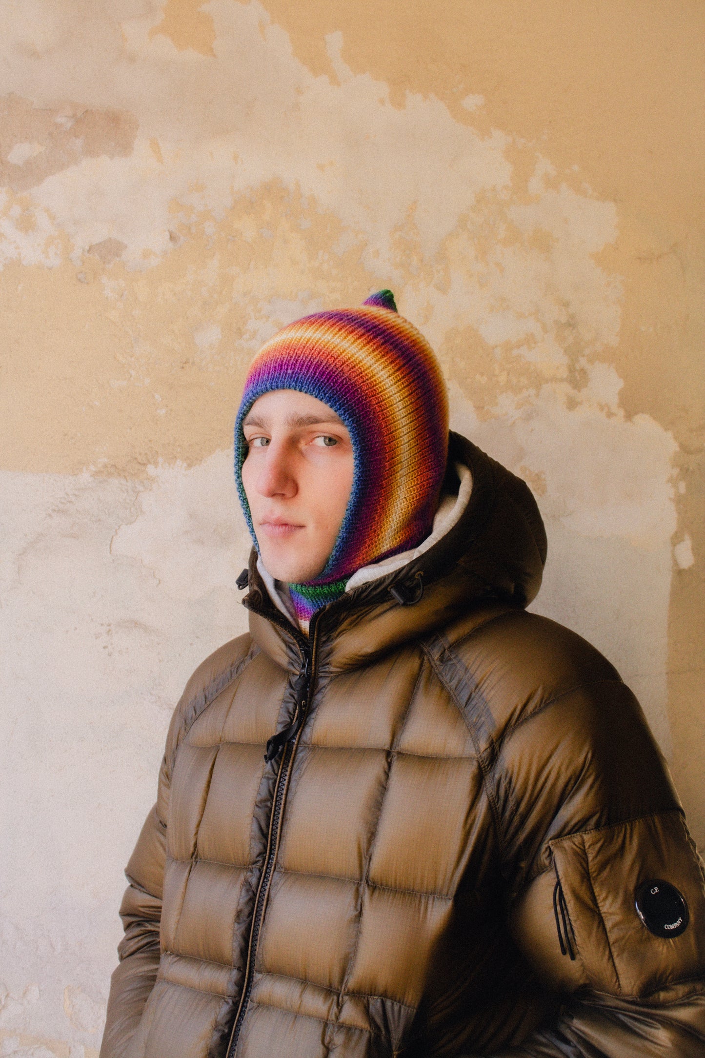 Random Spectrum Mohair Balaclava