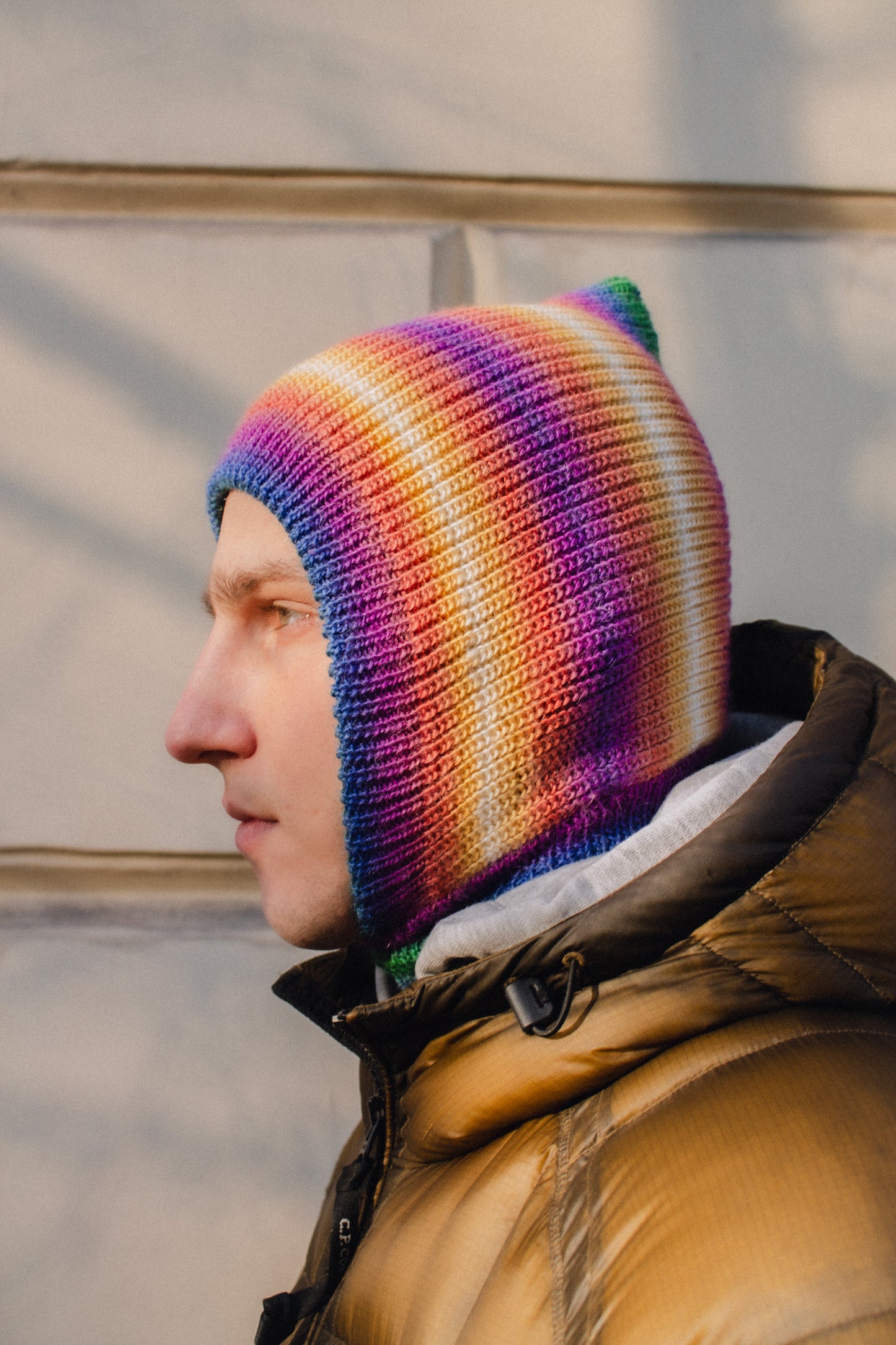 Random Spectrum Mohair Balaclava