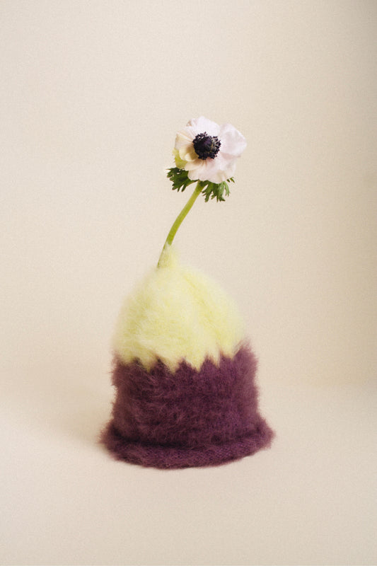Fluffy Teletubby in Buttermilk & Lilac