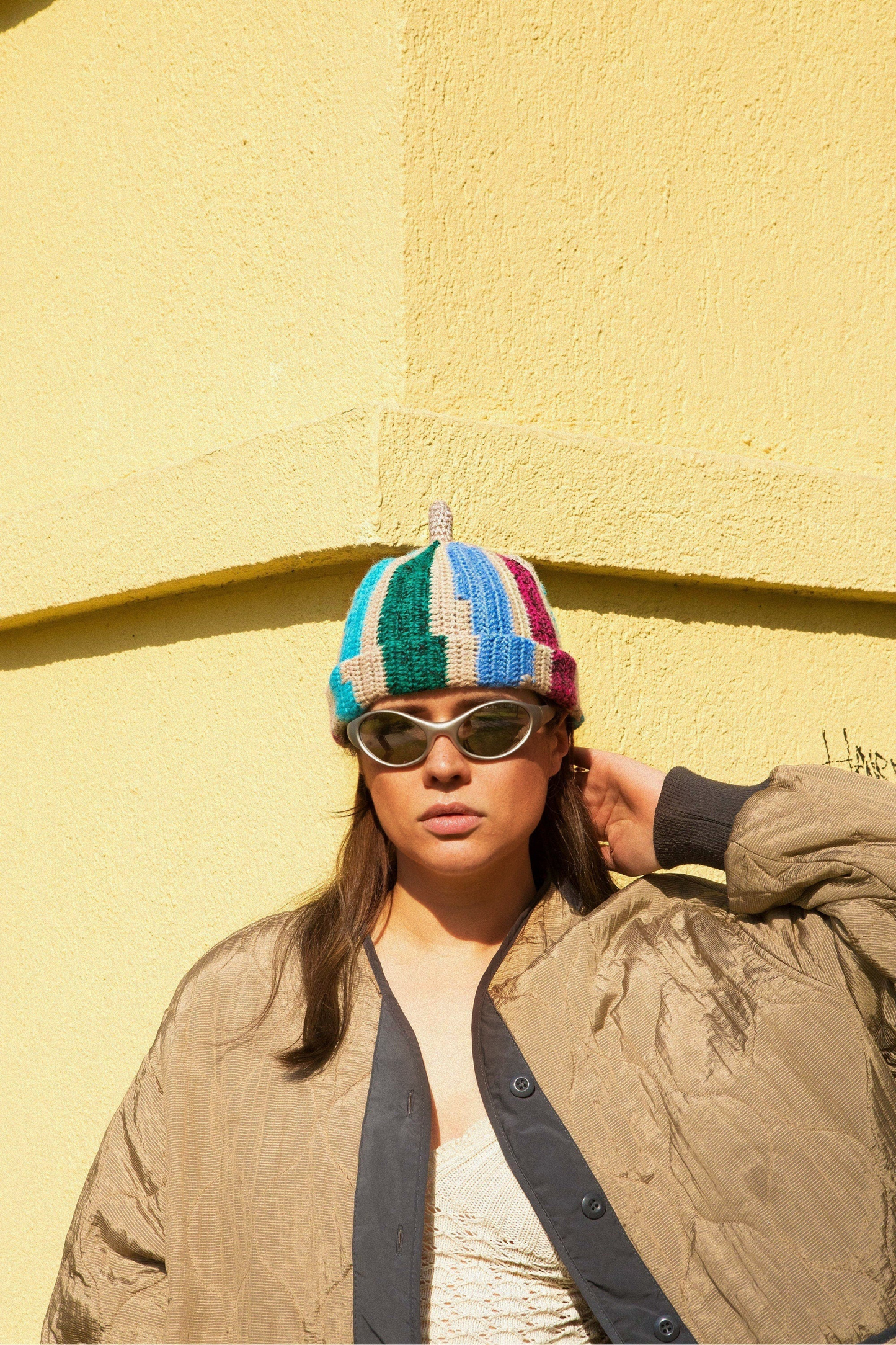 Teletubby Multi Crochet Beanie