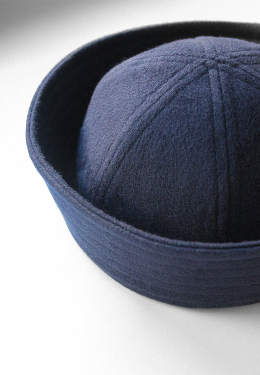 Drape Marine Pillbox in Navy