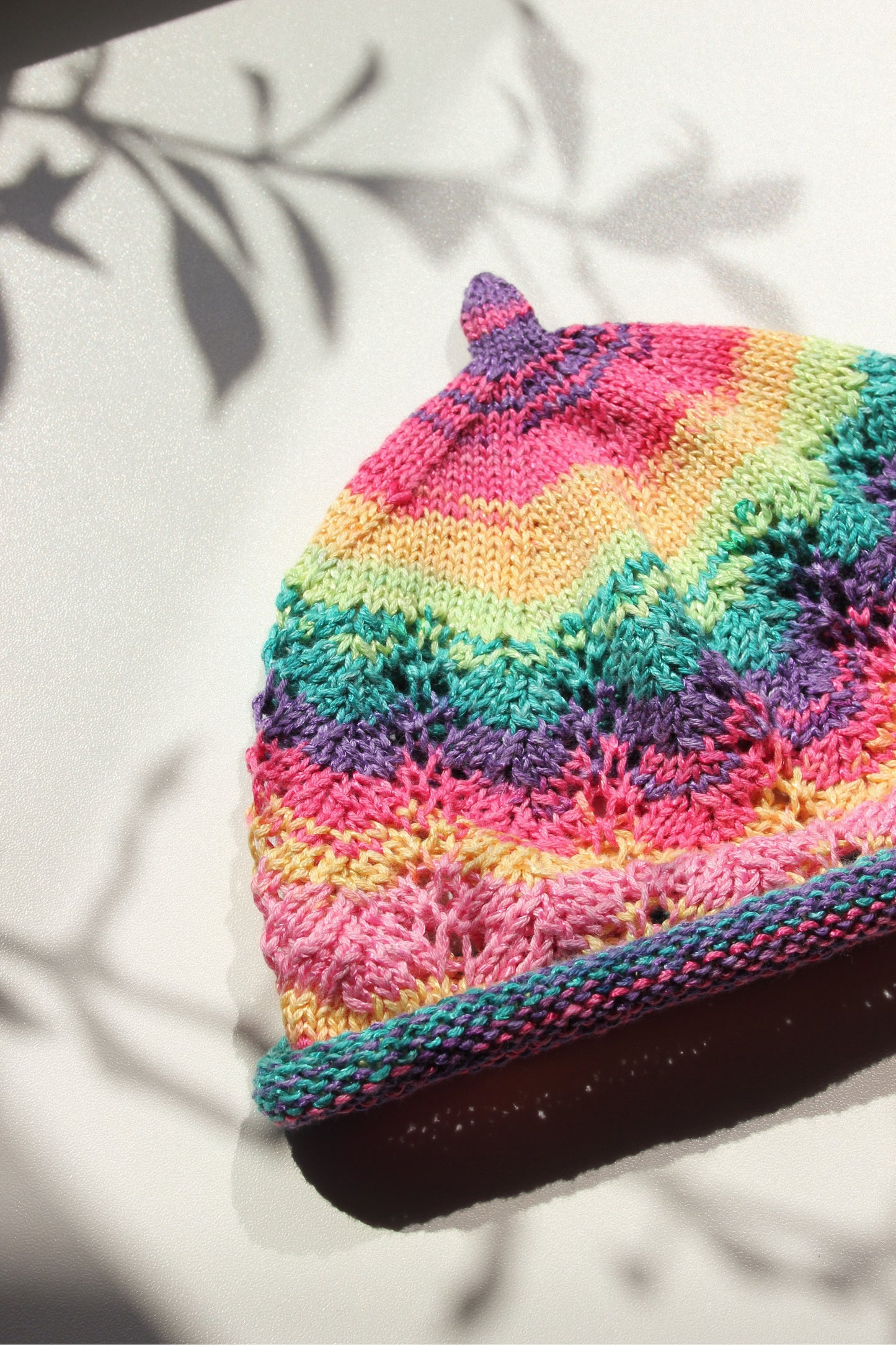 Lace Crochet Multi Teletubby Hat