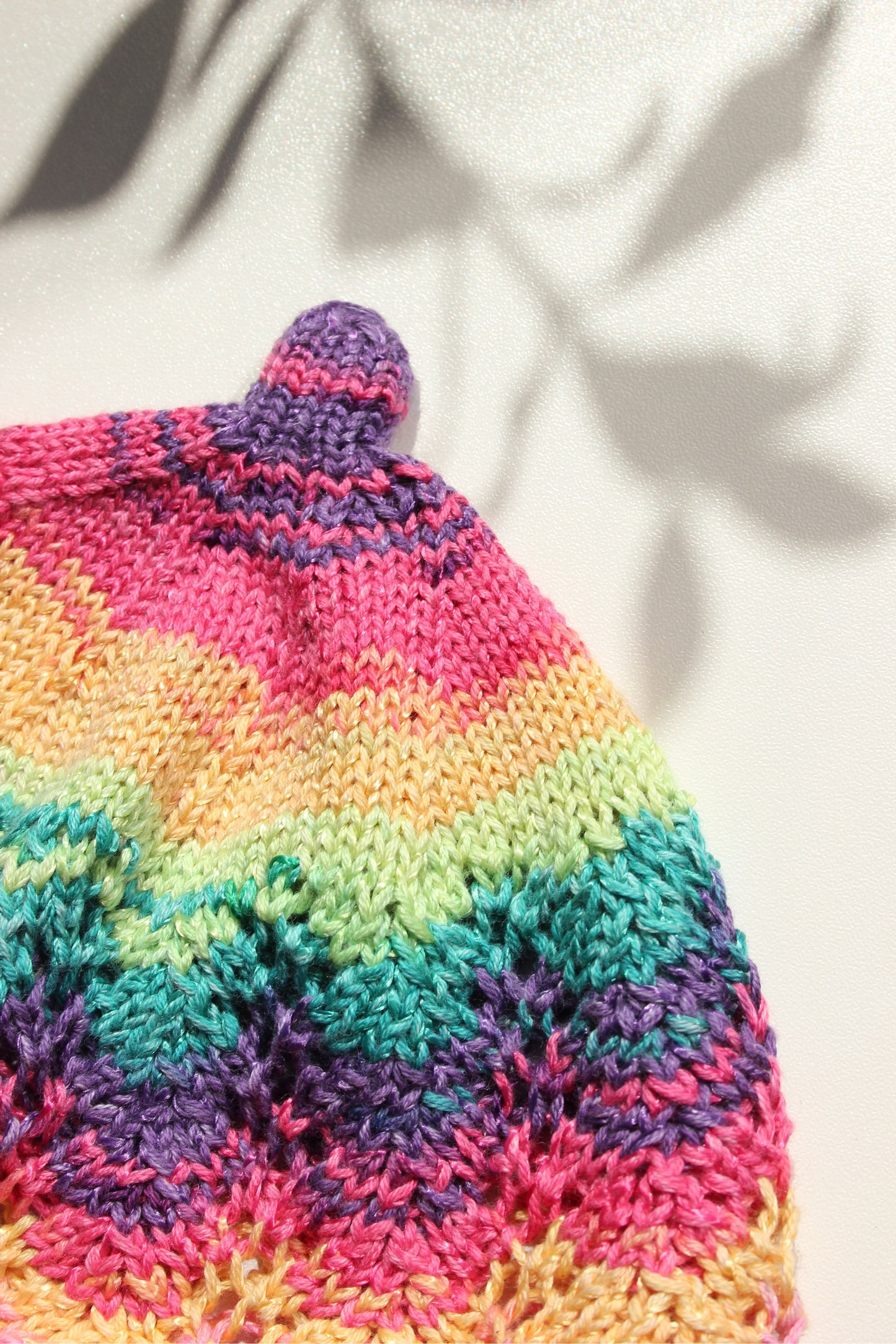 Lace Crochet Multi Teletubby Hat