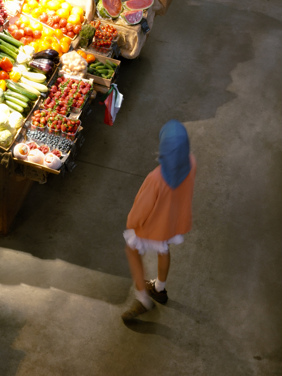 Rain Denim Headscarf